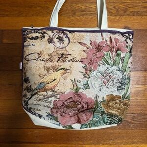 Tapestry Fabric Tote Bag